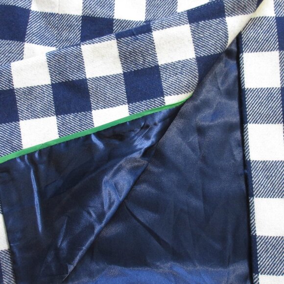 NWT J.Crew Alfie Topcoat in Ivory Blue Buffalo Check Italian Wool Coat 4 - Picture 6 of 11